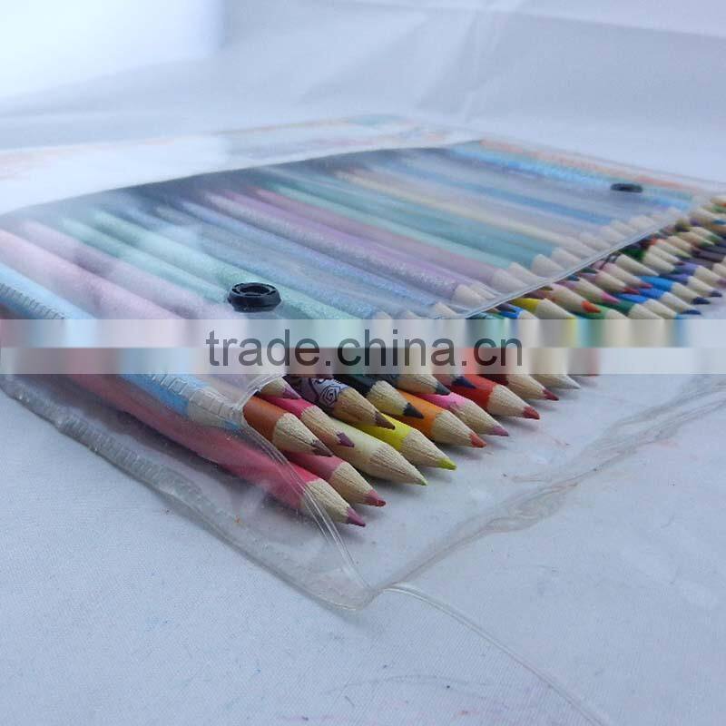 7"75PCS Wooden Associated Printing rainbow Color Pencil Set in iron box