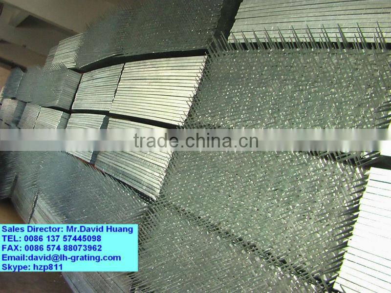 hot dip galvanized grating fence. galvanized flat bar grating fence