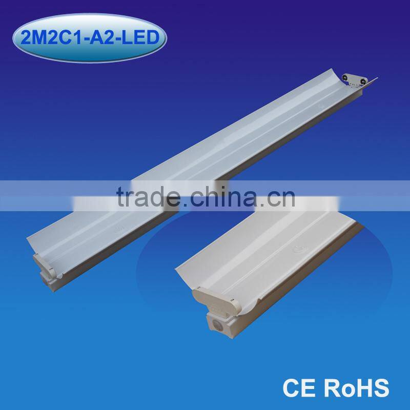 LED lamp fixture 2x600MM, led 2ft double fixture with reflector