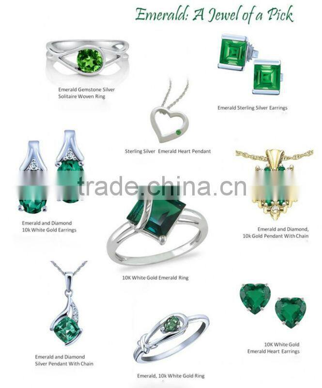 Cubic Zirconia/Emerald Cubic Zirconia/Faceted Cubic Zirconia