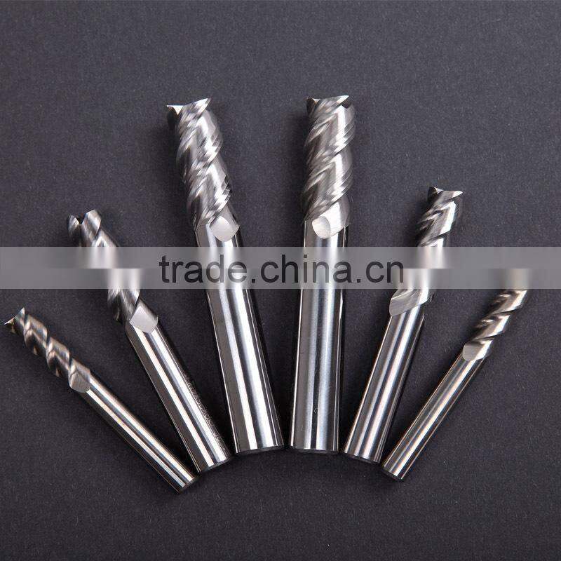 2 flutes CNC tungsten carbide finishing end mills/milling cutters/milling tools/router bits/cutters