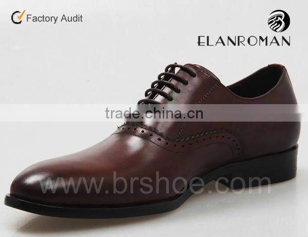 Men footwear in dress shoes style and genuine leather