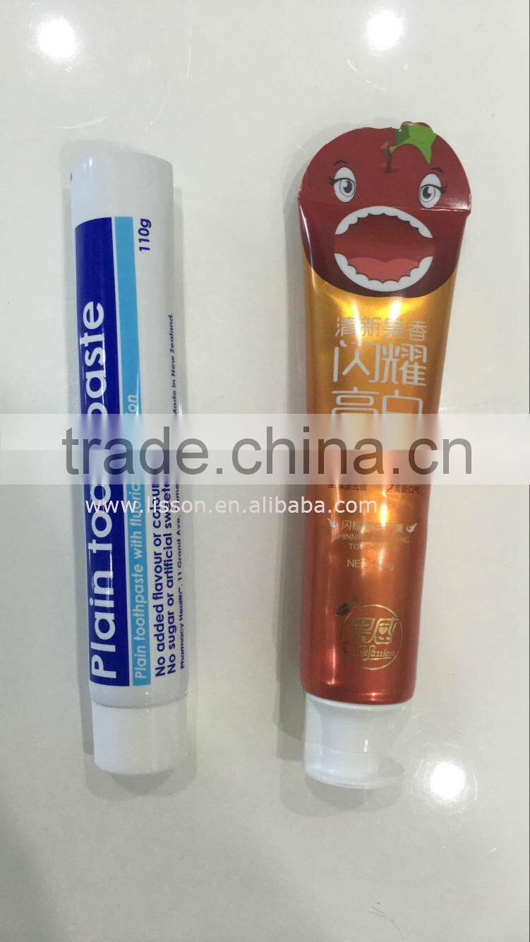 150g Toothpaste Usage and Aluminum Material Toothpaste laminated tube