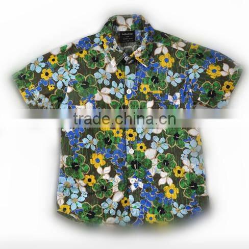 Kids Wear Manufacturer Children Hawaiian Shirt for Kid