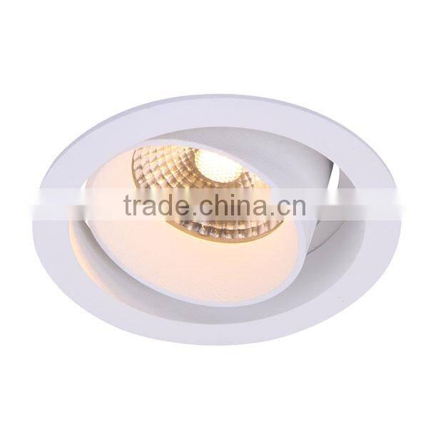 10W 2015 new design anti-glare deep adjustable led ceiling light