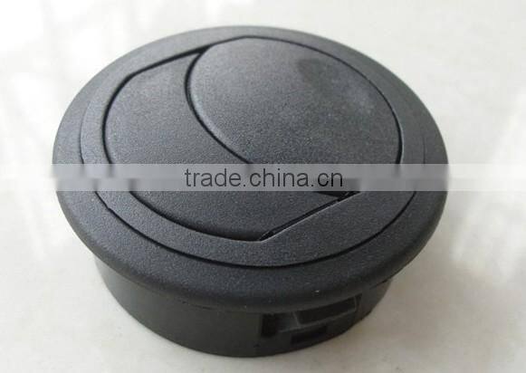 adjustable black round auto air vent