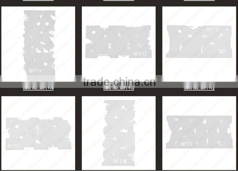 Hot !!! best sell airbrush nail stencil