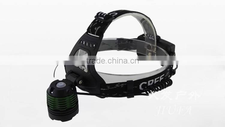 JF Rotate the zoom T6 headlights glare outdoor flashlight