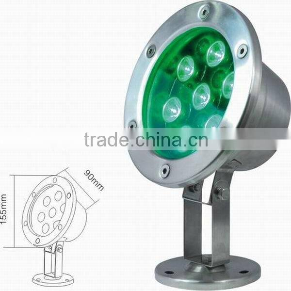 IP68 high lumens led underwater light 9w for fountains