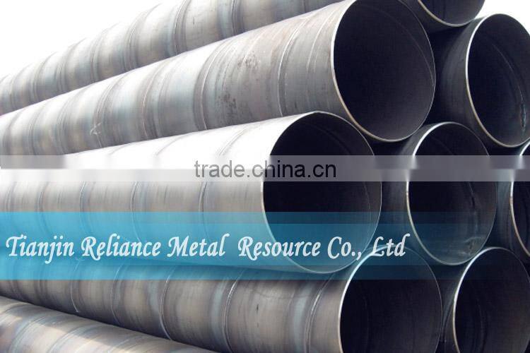SPIRAL TUBE BEVELED END WELDED STEEL PIPES