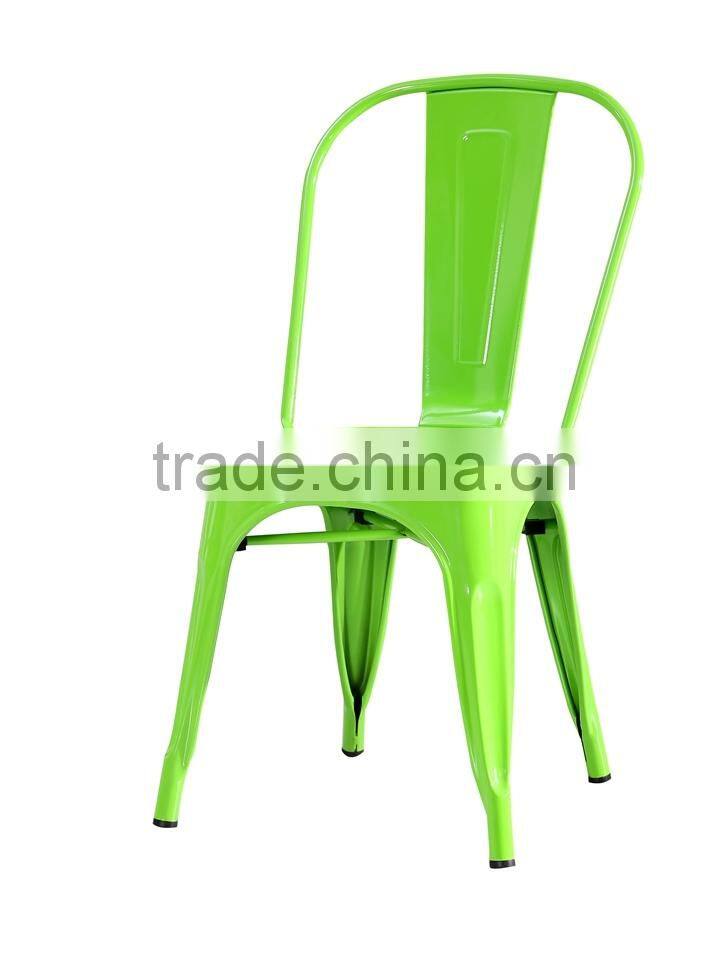 Cheap Metal Chairs Stackable Bar Bistro Steel Chairs For Sale