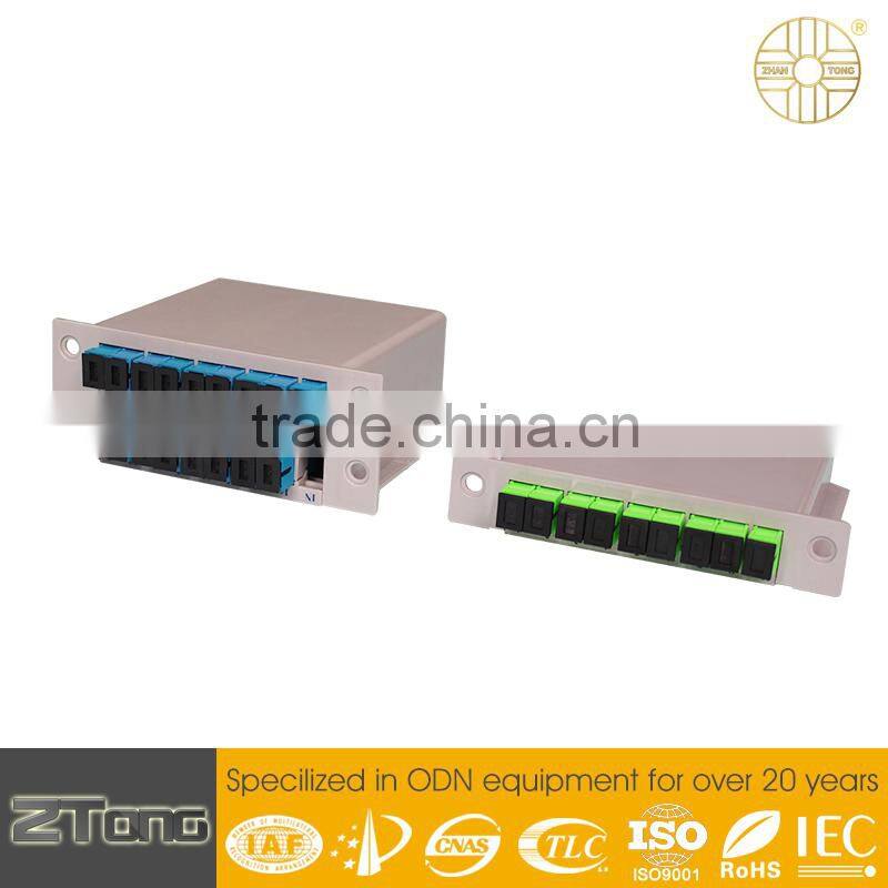 zhantong Cassette PLC Splitter best selling products in aibaba china manufactuer 2*32/1*64 Cassette PLC Splitter