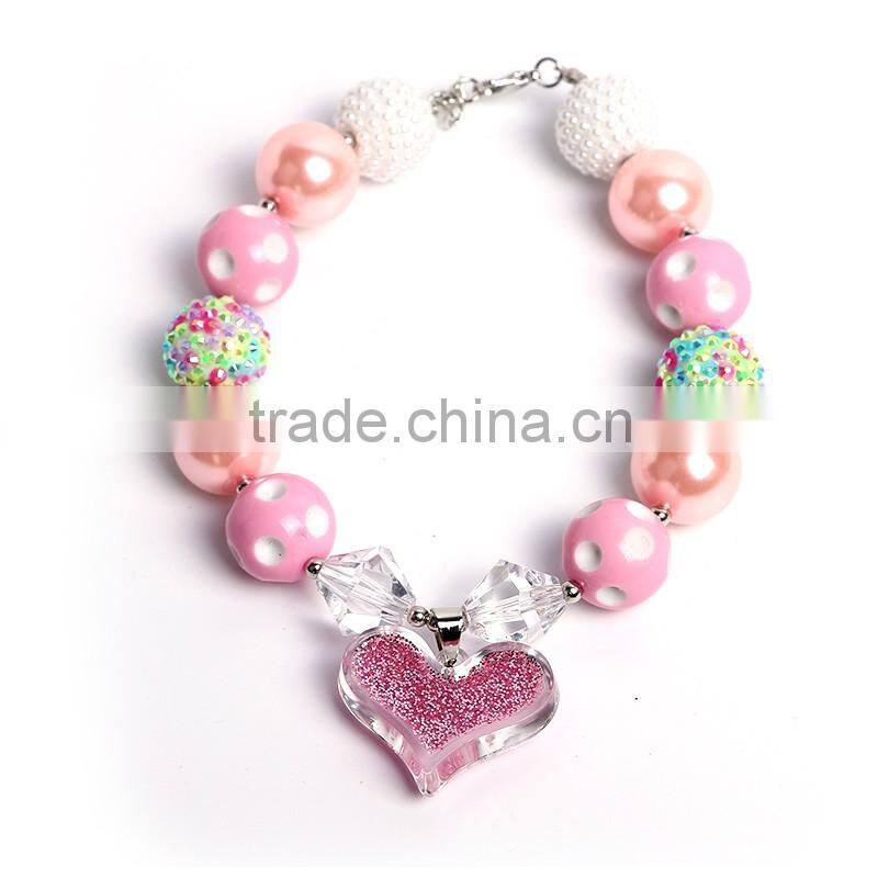 chunky bead necklace baby 2016 jewelry necklace kids necklace wholesale