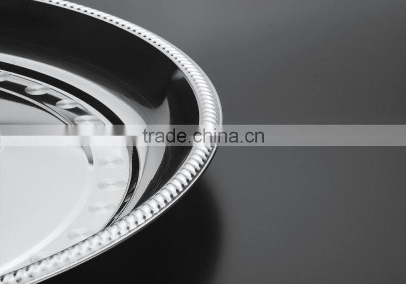 stainless steel cheap salad dinner plates made in china 2015 hot new product