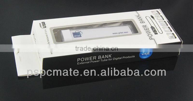 USB Portable Power Tube Bank External Battery Pack Charger Universal 2200 mAh