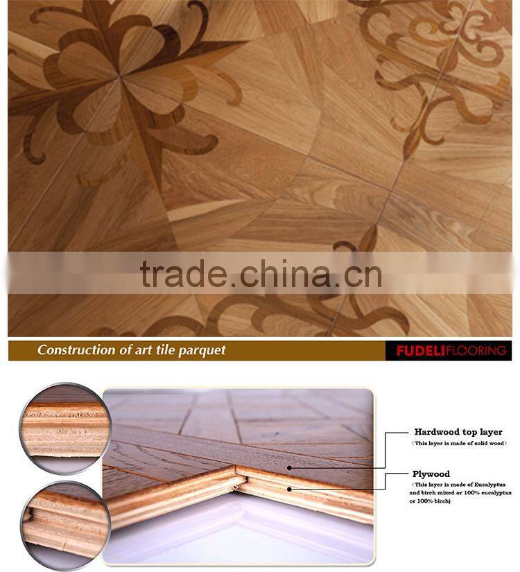 Top class Grade AB IAF Certified New design parquet wood flooring prices