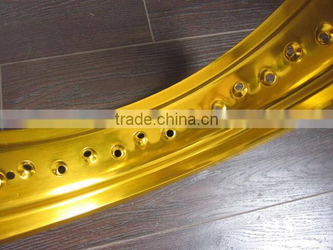 MT 3.50 36 hole Motorcycle racing rim/Colorful Supermoto spoke tyre rim