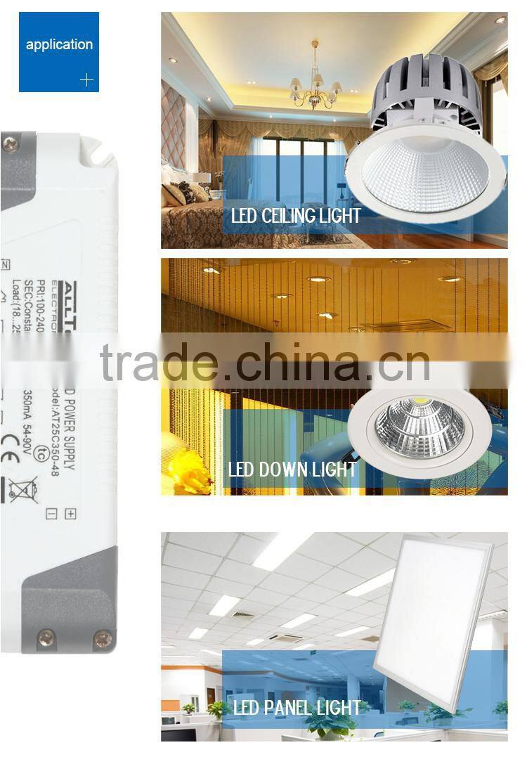 CE EMC Certification constant current 350ma 25w meanwell led driver