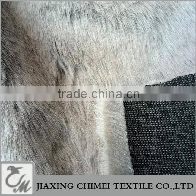 tip dyed light purple for high quality coat faux fur