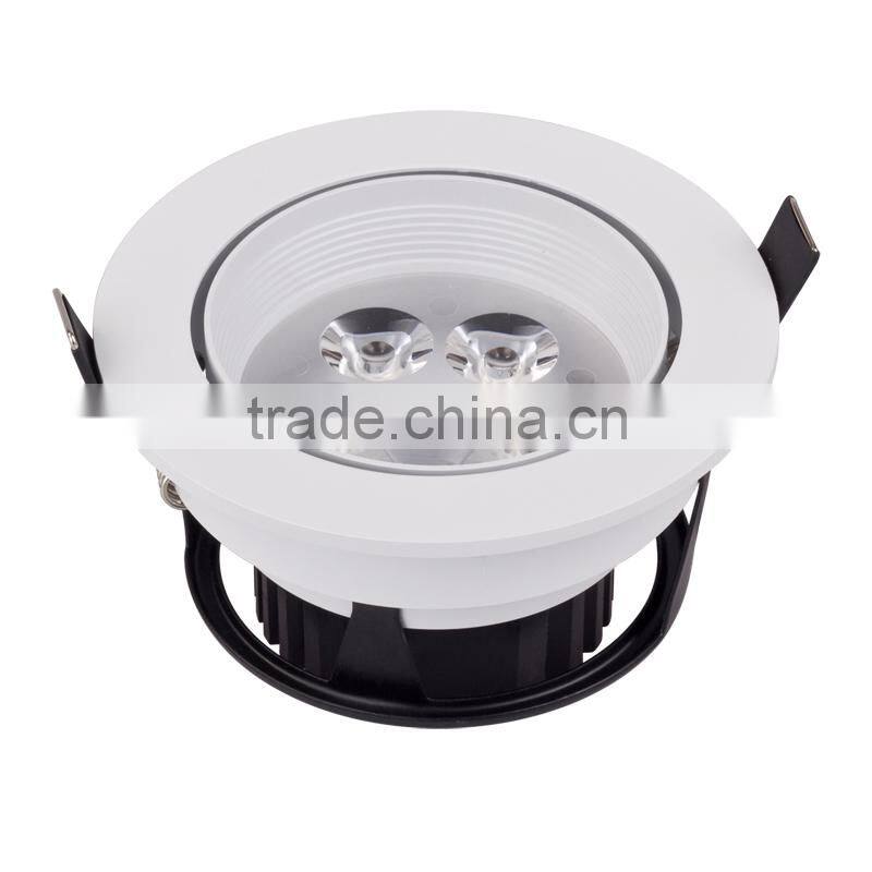 360 degree rotatable HSD622 white 5w led lights for home