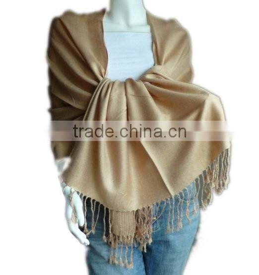 two-tone color pashmina scarf