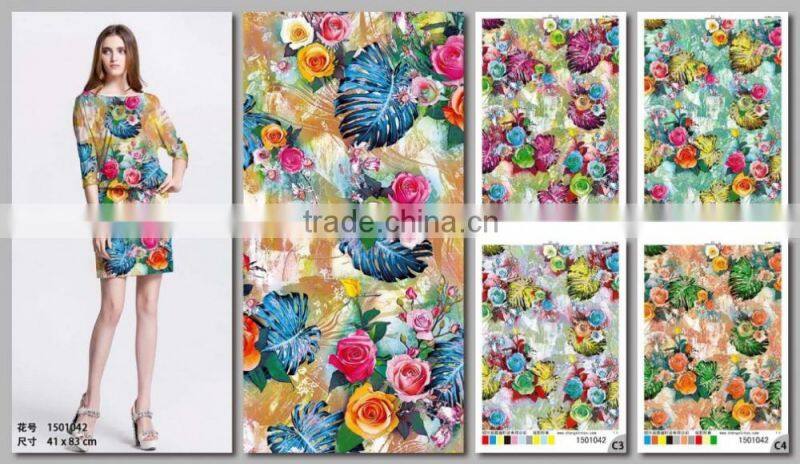 Low price twill dyed rayon printing fabric