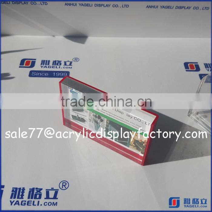 top quality popular design custom made acrylic magnetic photo frame