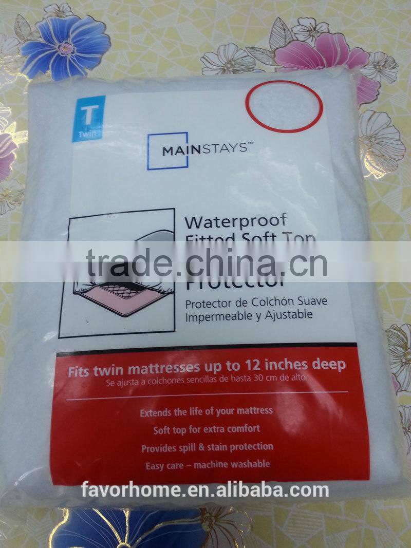 Cheap Stocklot Waterproof PVC Coated Mattress Protector