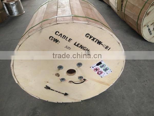 8 Fibers Single-mode Central Loose Tube Waterproof Outdoor Fiber Optic Cable(GYXTW)