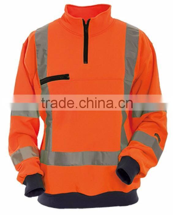hi-vis safety orange long sleeve shirts ansi short sleeves reflective safety t-shirt