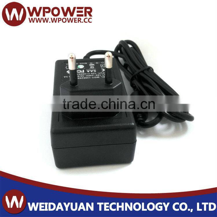 9V 2A dc Power Supply adapter with CE for instruments