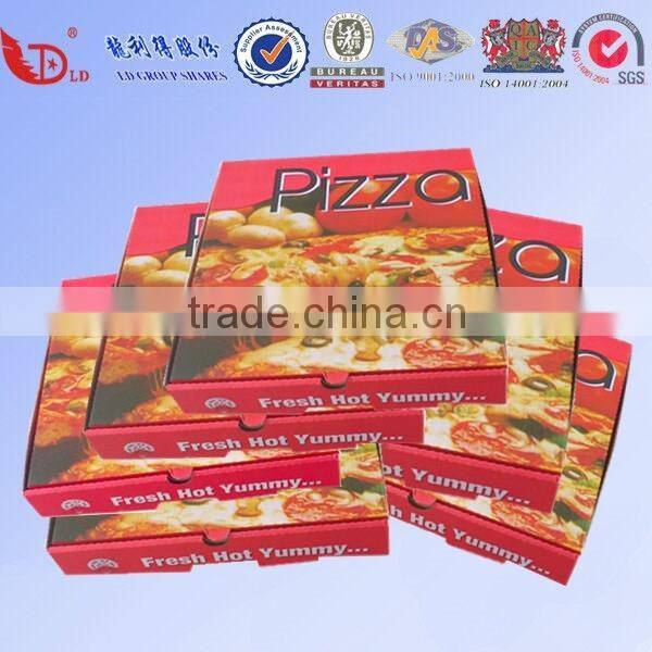 custom logo printed kraft paper box,pizza box food packaging