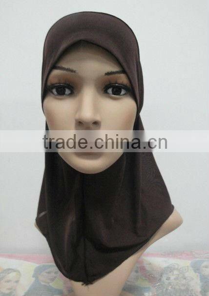 H139 plain small girl hijab