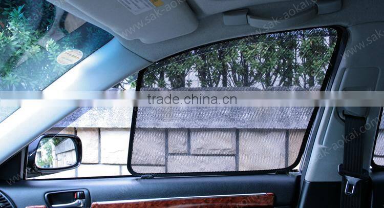Front & Rear Car Window Shade, Retractable Car Sunshade, Car Magnetic Sunshade
