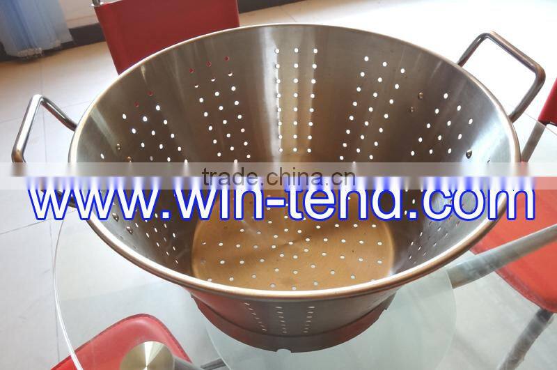Kitchen basket strainer commerical stainless steel food fruit colander
