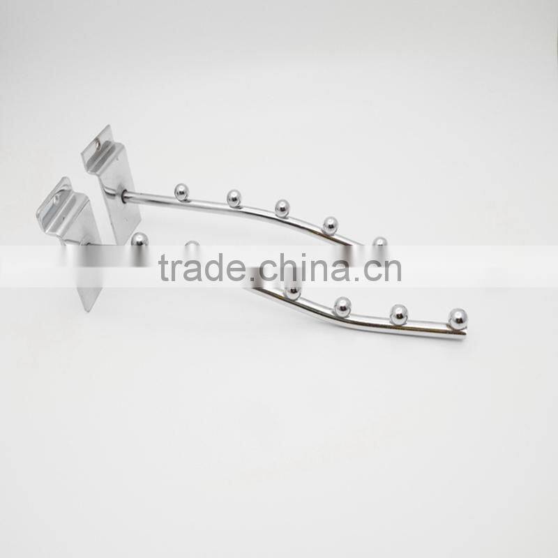 Custom Metal Wire Beaded Hooks Tube Hanging Clothing Hooks