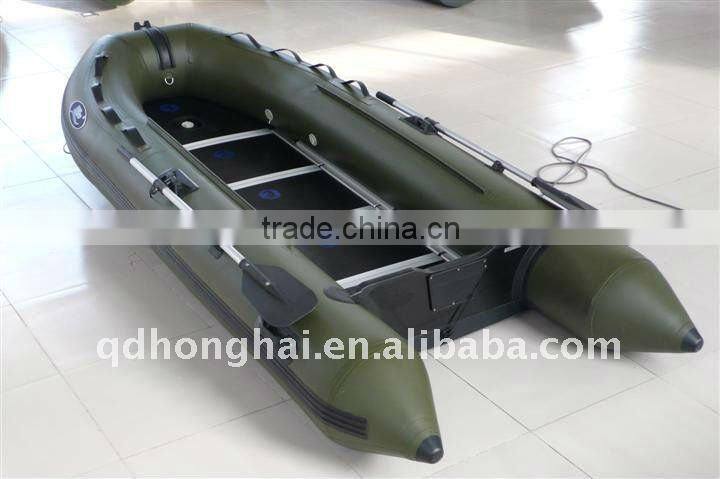 CE 4.3m inflatable boat with outboard motor for sale