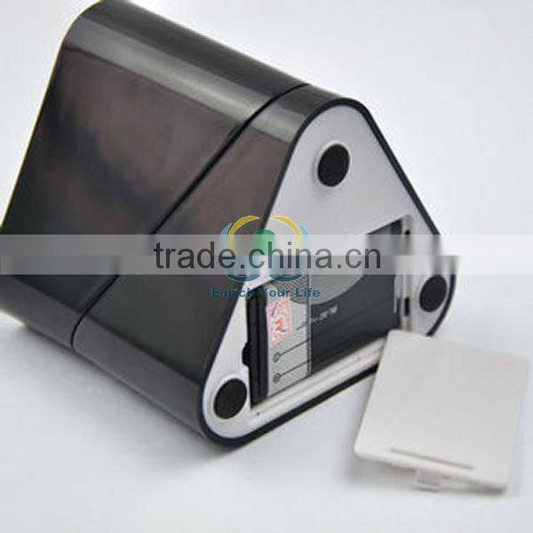 Mini Rotatable 3D Sound Music Player TF Card USB LED audio Radio USB FM Speaker