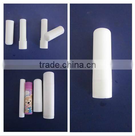 5ml white plastic cosmetic tube, lipstick tube