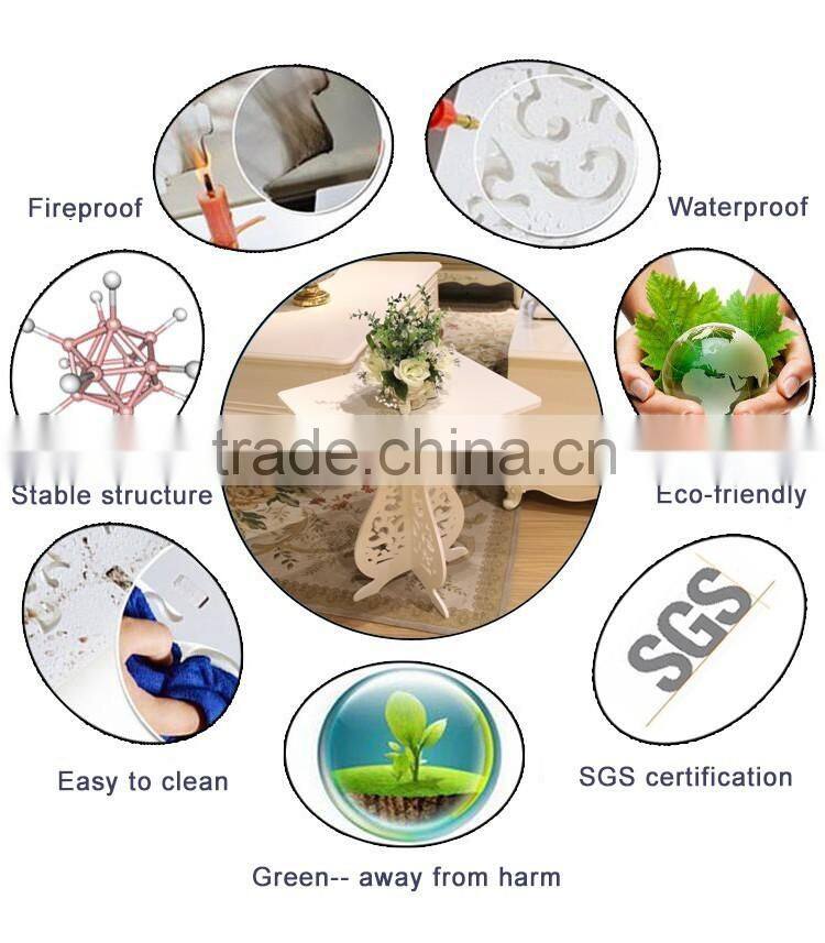 wholesale price furniture of white hollow out small tea table