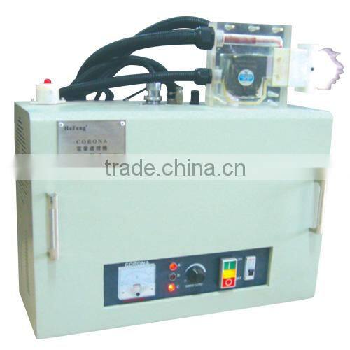 Corona machine for extruder object