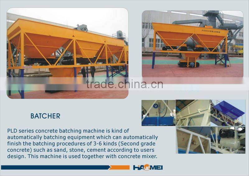 HZS25 PLD800 concrete mixing plant