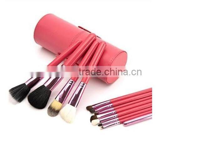 Professional 4 Colors New 12 Pcs Makeup Brush Cosmetic Make Up Brushes Set with Cup Holder Case Kit