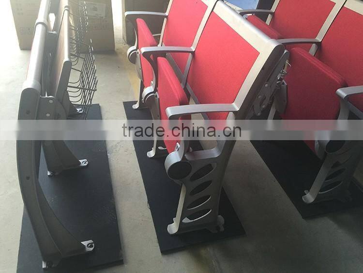 Cheap Aluminum Attached Folding College School Student Desk and Chair HXFD001