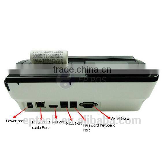 wireless 7' android rfid pos with barcode reader/finger printer/card reader/bluetooth pos terminal