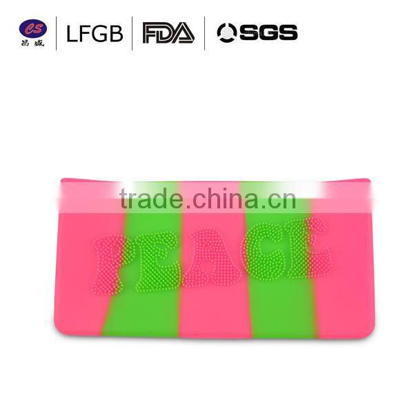 Factory price wholesale candy colorful hot sale silicone wallet