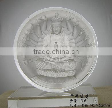 Wholesale Crystal Transparent Buddha Statues