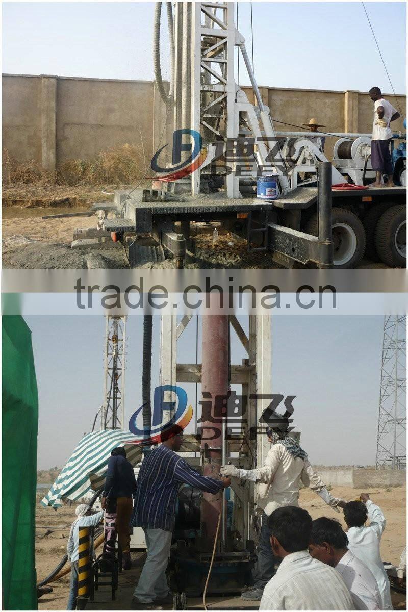 350m Dfc-350A Truck Mounted Used Borehole Water Well Drilling Machine Price with Air Comoressor