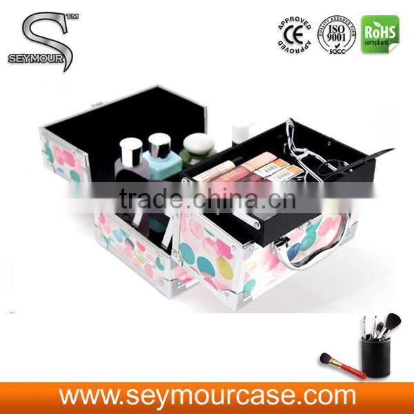 Cute Aluminum Beuty Case with Trays