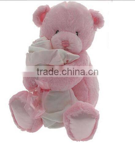 teddy bear baby blanket,baby bear blanket,soft teddy bear with blanket